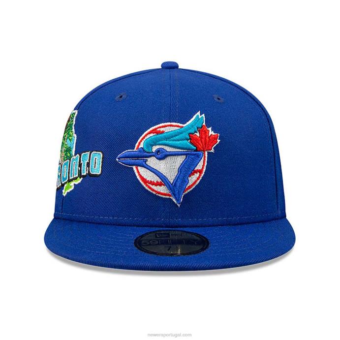 FFTN867 New Era toronto blue jays stateview boné azul 59fifty