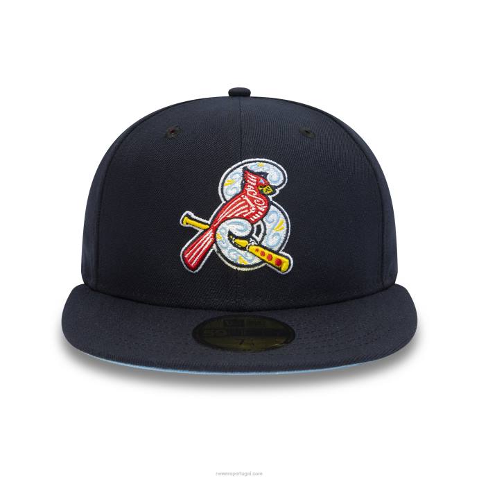 FFTN869 New Era Boné Springfield Cardinals Milb Navy 59Fifty