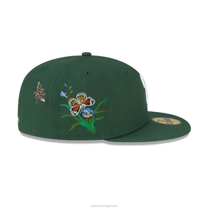 FFTN871 New Era philadelphia phillies boné de feltro x mlb verde escuro 59fifty