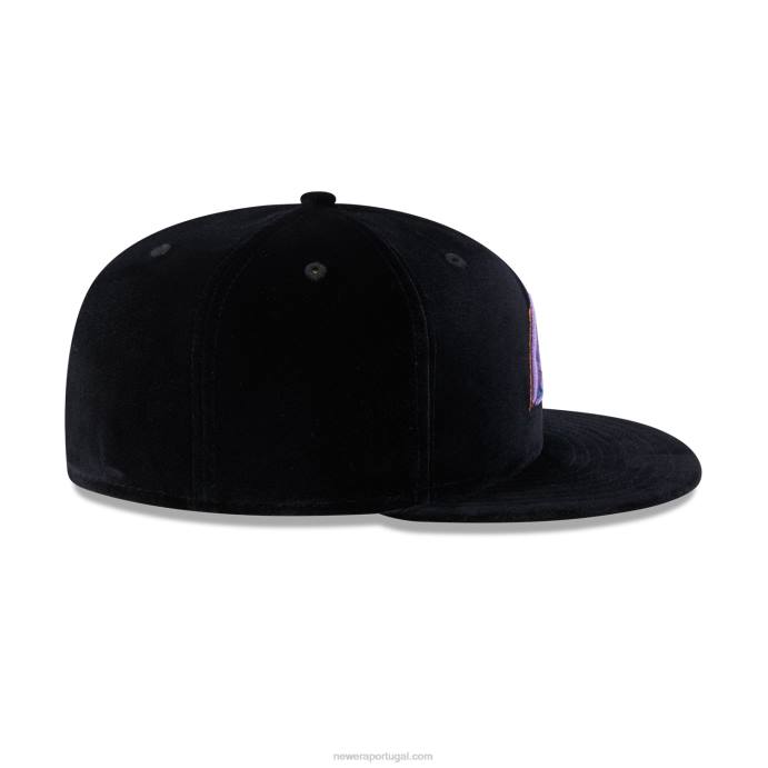 FFTN872 New Era arizona Diamondbacks boné preto veludo 59fifty