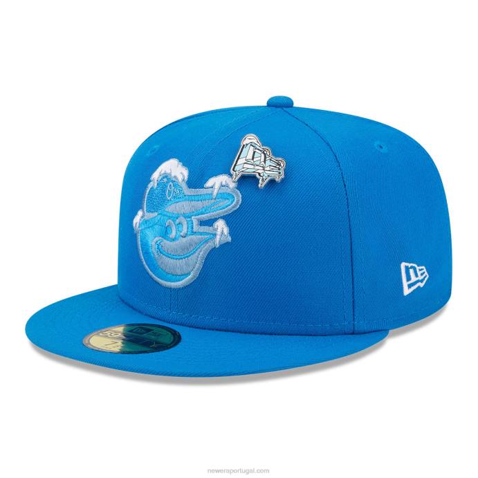 FFTN875 New Era baltimore orioles boné azul snow day 59fifty