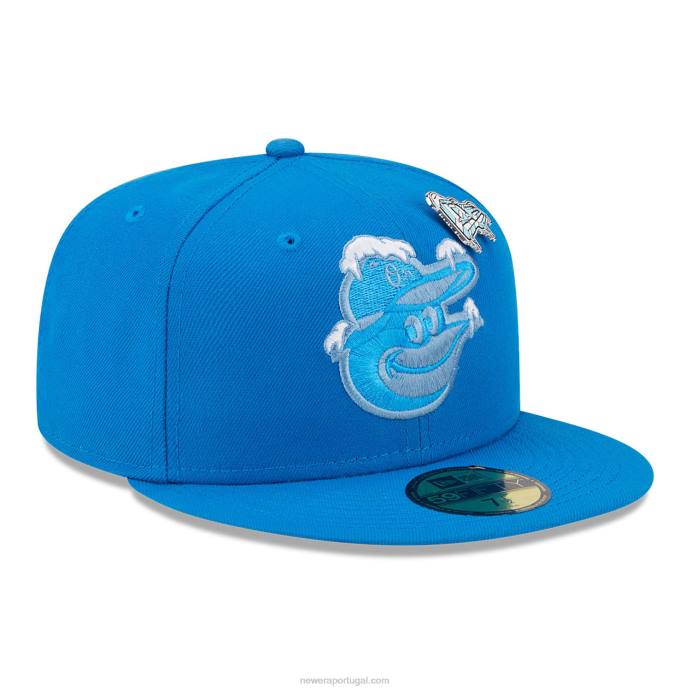 FFTN875 New Era baltimore orioles boné azul snow day 59fifty