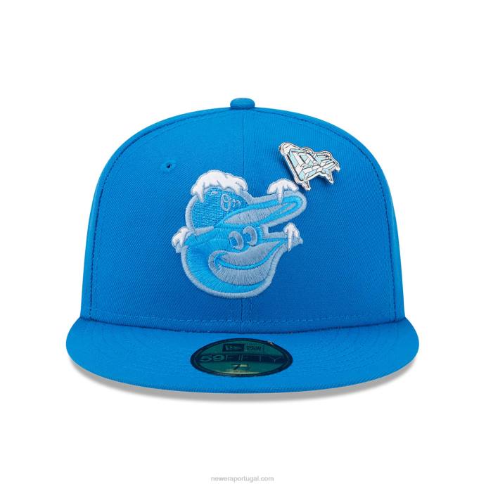FFTN875 New Era baltimore orioles boné azul snow day 59fifty