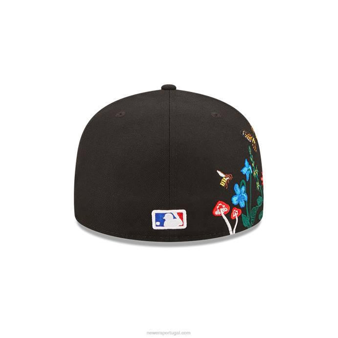 FFTN885 New Era chicago white sox mlb blooming black 59fifty boné justo