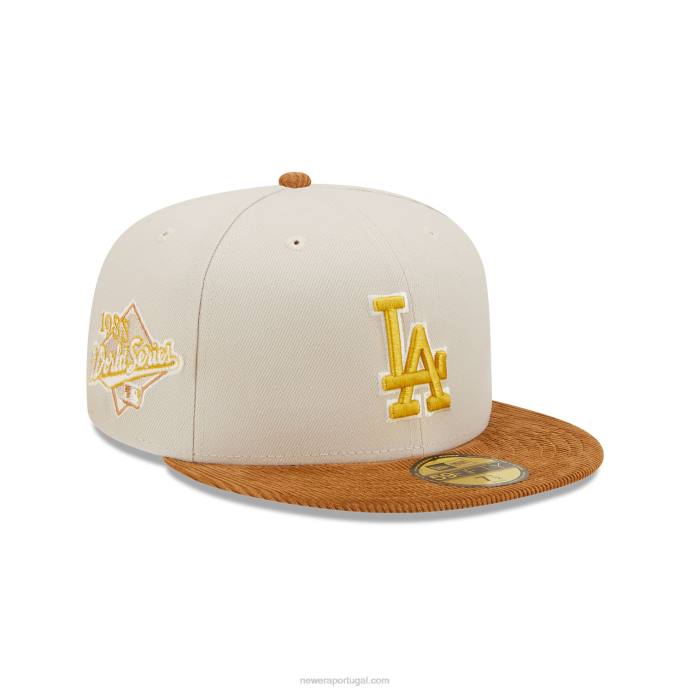 FFTN886 New Era boné la dodgers cord visor stone 59fifty