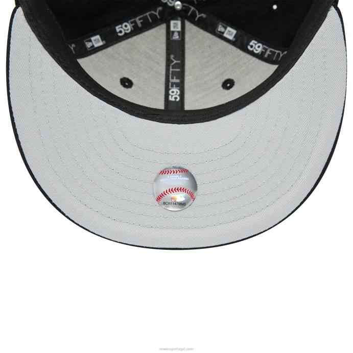 FFTN888 New Era san diego padres brilha no escuro boné preto 59fifty