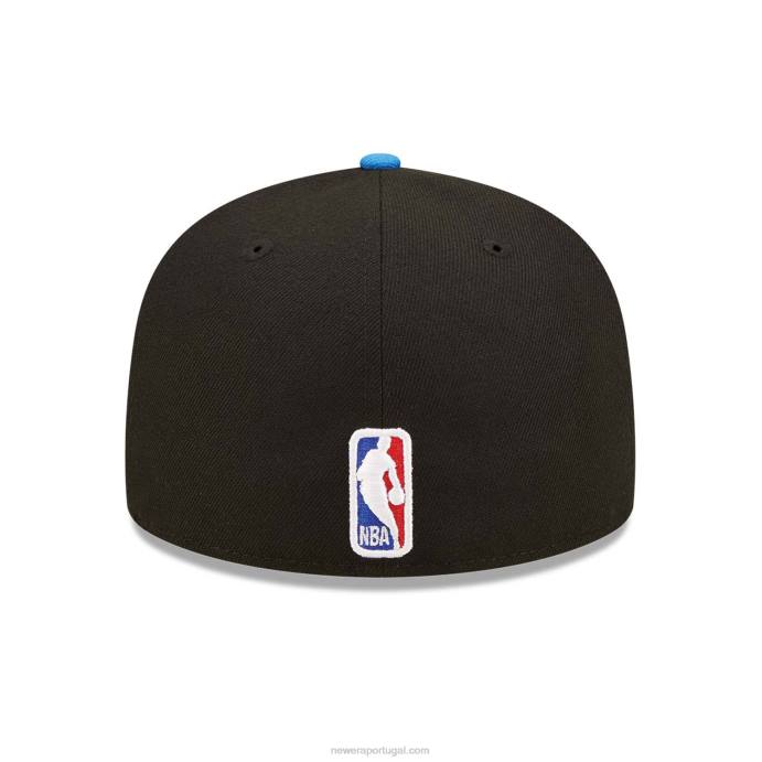 FFTN889 New Era boné oklahoma city thunder nba tip off 2022 preto 59fifty