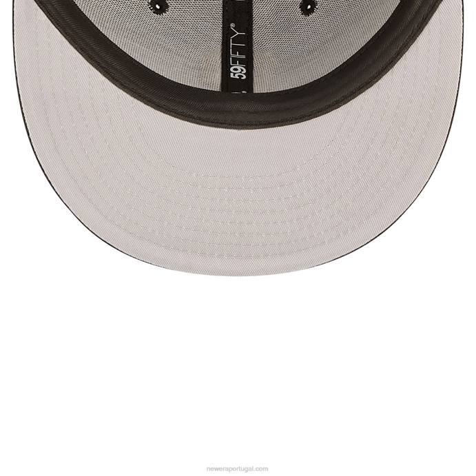FFTN891 New Era boné justo pittsburgh pirates mlb team heart preto 59fifty