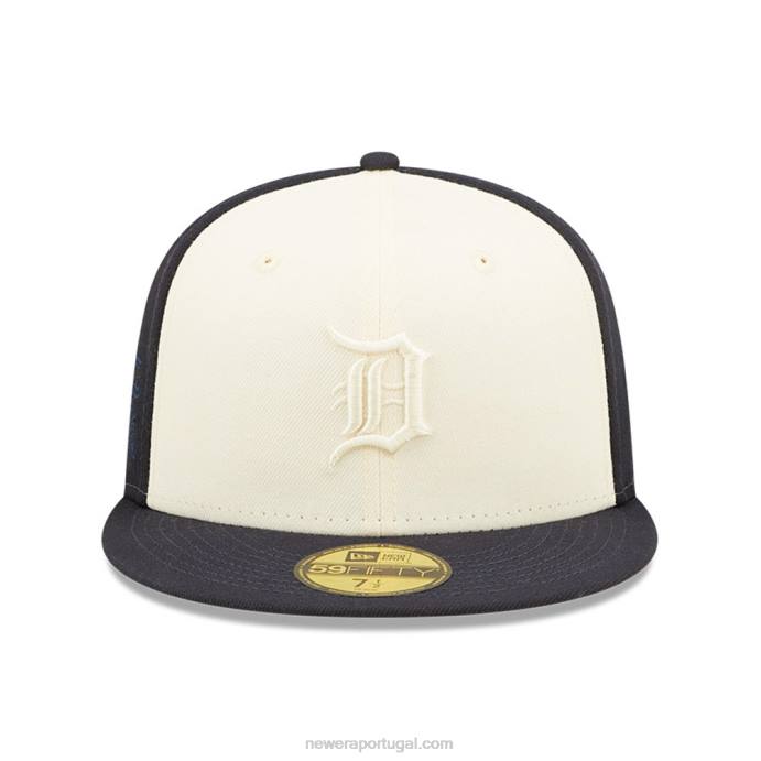 FFTN896 New Era boné ajustado azul marinho 59fifty detroit tigers mlb