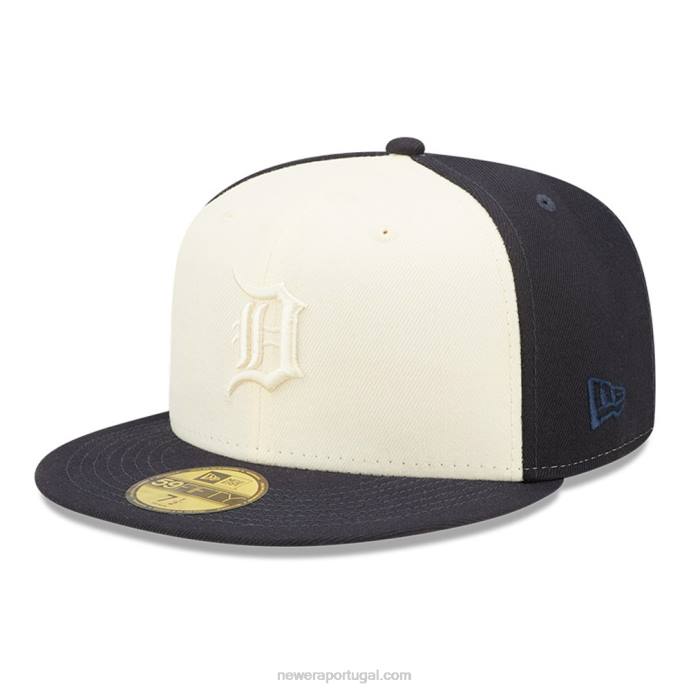 FFTN896 New Era boné ajustado azul marinho 59fifty detroit tigers mlb