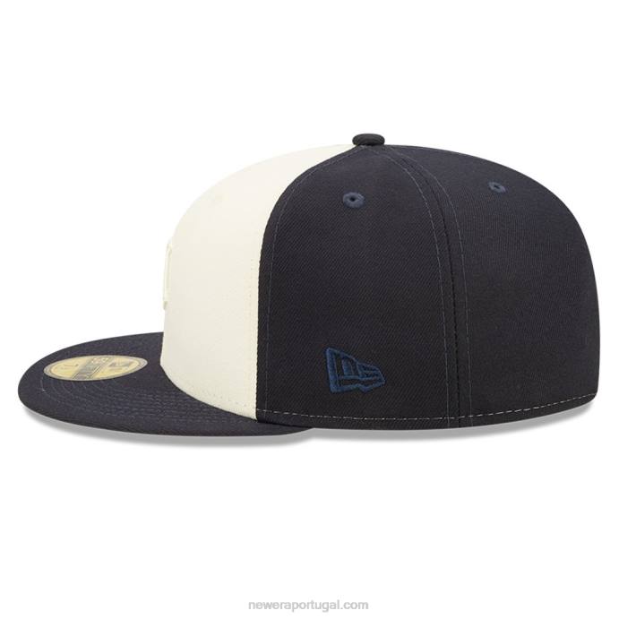 FFTN896 New Era boné ajustado azul marinho 59fifty detroit tigers mlb