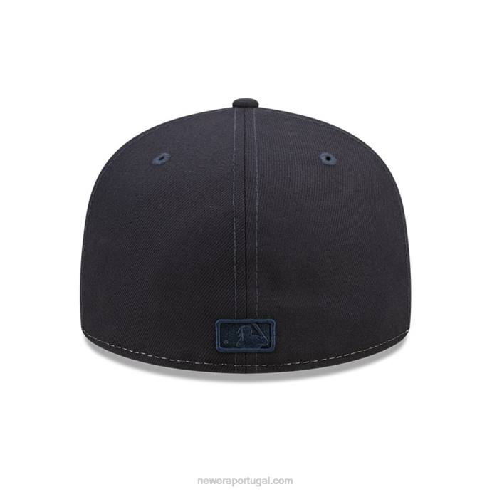 FFTN896 New Era boné ajustado azul marinho 59fifty detroit tigers mlb