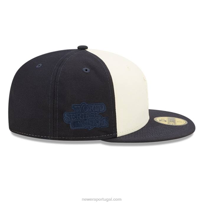 FFTN896 New Era boné ajustado azul marinho 59fifty detroit tigers mlb