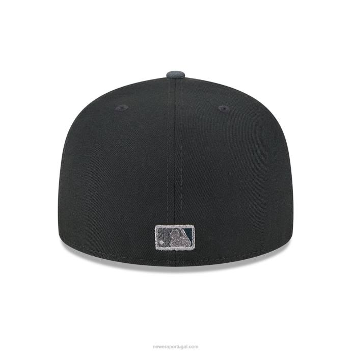 FFTN8 New Era Boné Seattle Mariners Planetary Preto 59Fifty