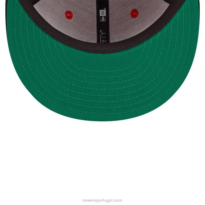 FFTN903 New Era boné ajustado atlanta falcons x grampo vermelho 59fifty