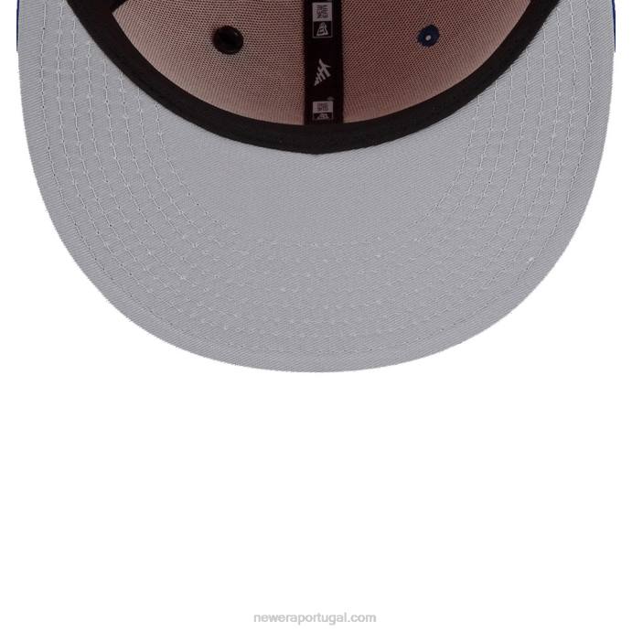 FFTN906 New Era houston astros mlb x paper planes laranja 59fifty boné ajustado