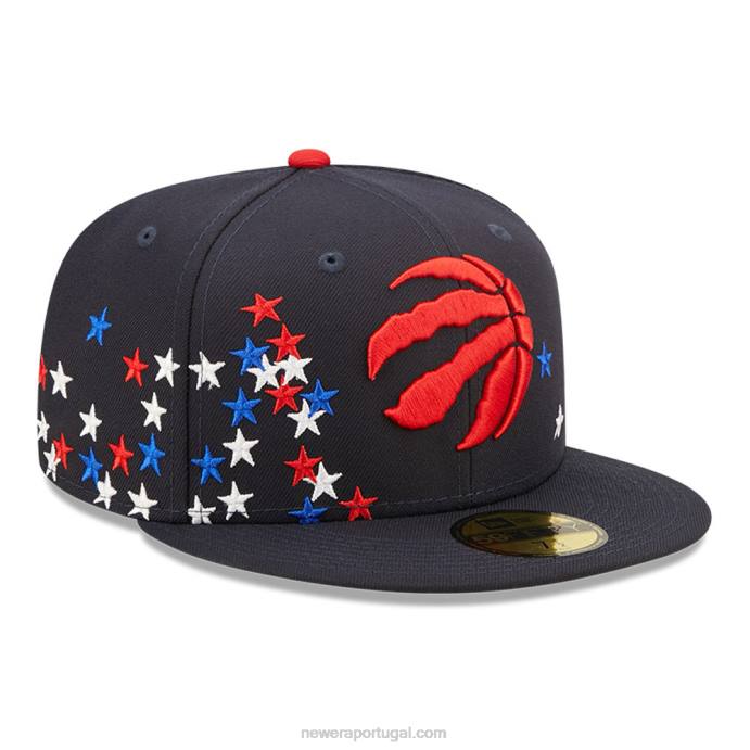 FFTN909 New Era boné toronto raptors nba americana navy 59fifty