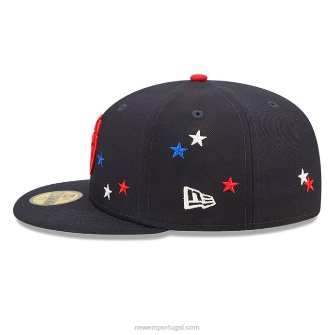 FFTN909 New Era boné toronto raptors nba americana navy 59fifty