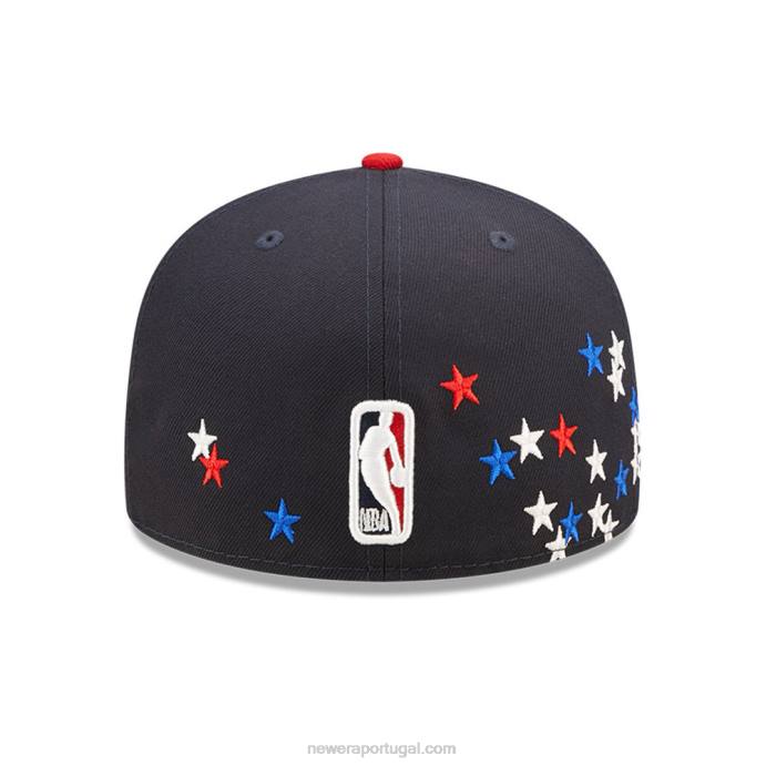 FFTN909 New Era boné toronto raptors nba americana navy 59fifty