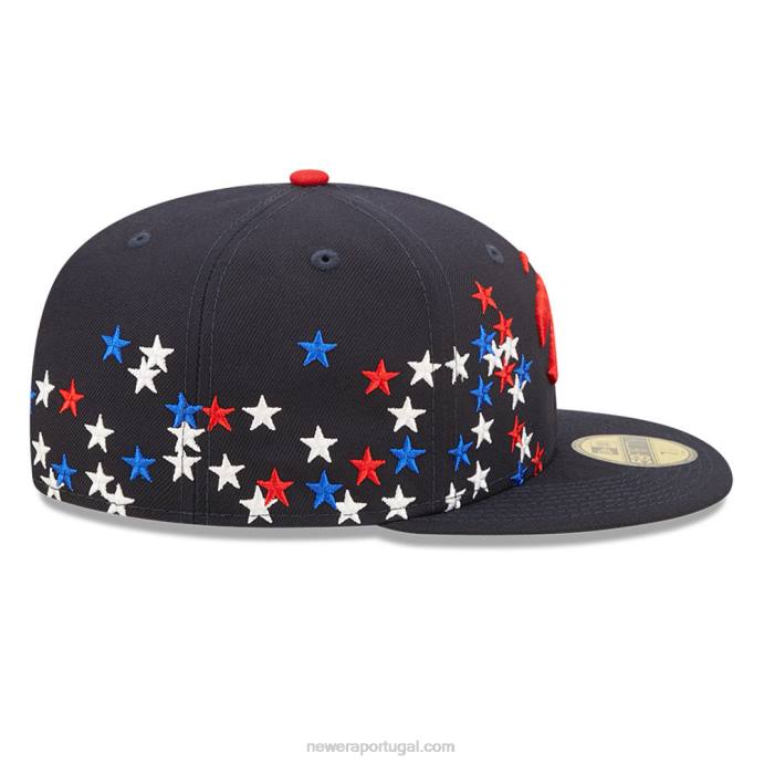 FFTN909 New Era boné toronto raptors nba americana navy 59fifty