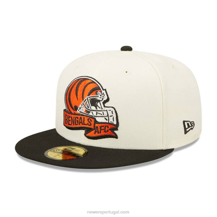 FFTN911 New Era Boné Cincinnati Bengals Nfl Sideline 2022 Branco 59Fifty