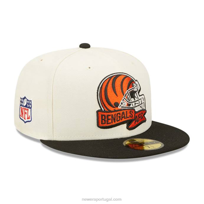 FFTN911 New Era Boné Cincinnati Bengals Nfl Sideline 2022 Branco 59Fifty