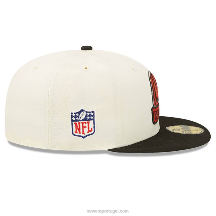FFTN911 New Era Boné Cincinnati Bengals Nfl Sideline 2022 Branco 59Fifty