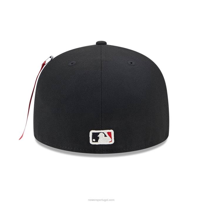 FFTN915 New Era boné la dodgers alpha Industries x mlb preto 59fifty
