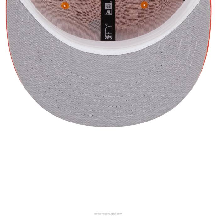 FFTN917 New Era Boné San Francisco Giants Tri Tone Team Orange 59Fifty