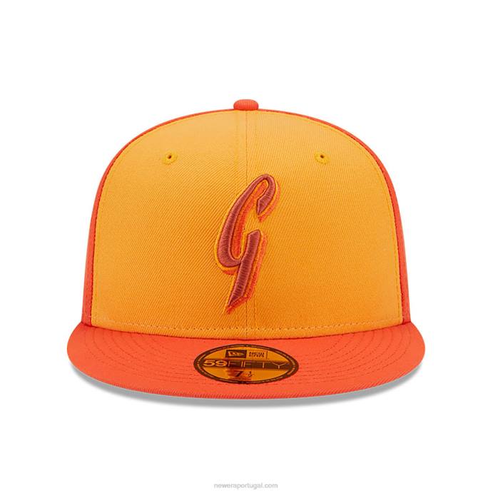 FFTN917 New Era Boné San Francisco Giants Tri Tone Team Orange 59Fifty