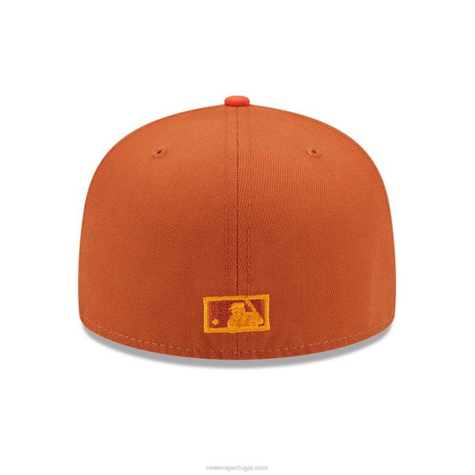FFTN917 New Era Boné San Francisco Giants Tri Tone Team Orange 59Fifty