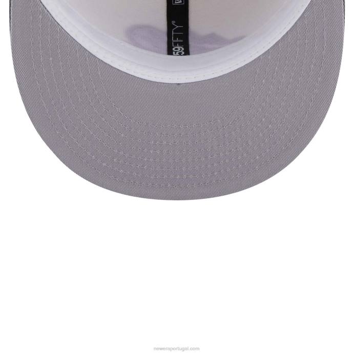 FFTN918 New Era boné de aniversário cinza colorado rockies 59fifty