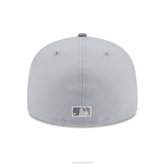 FFTN918 New Era boné de aniversário cinza colorado rockies 59fifty