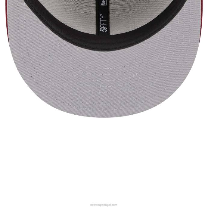 FFTN919 New Era Boné california angels zodiac red 59fifty ajustado