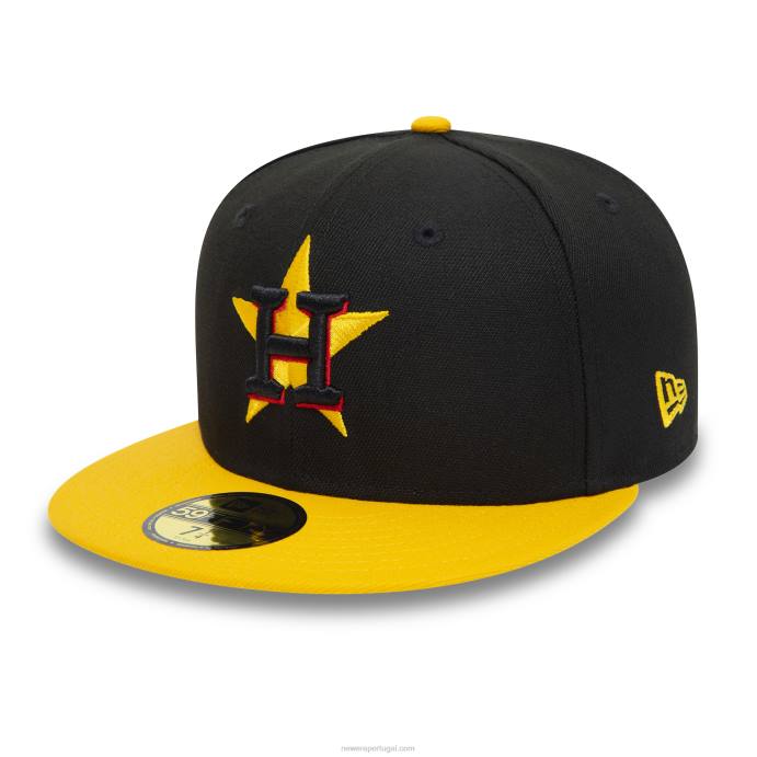 FFTN91 New Era houston astros 2017 world series boné preto 59fifty