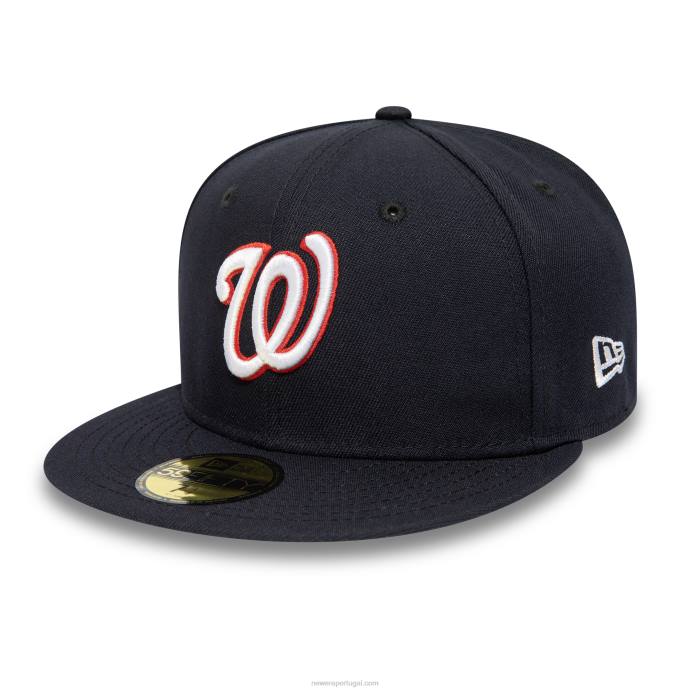 FFTN925 New Era Washington Nationals National League Stadium Navy 59Fifty Boné ajustado