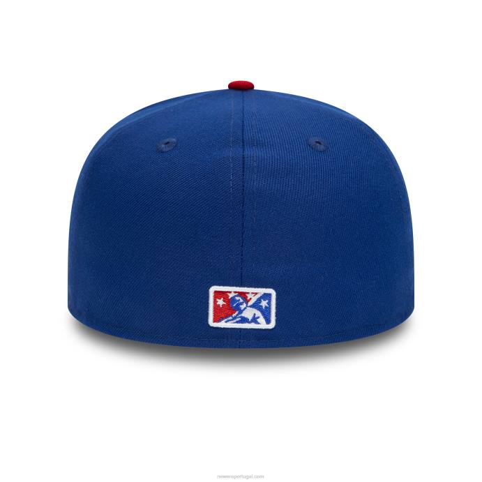 FFTN928 New Era Boné Asheville Tourists Milb Navy 59Fifty
