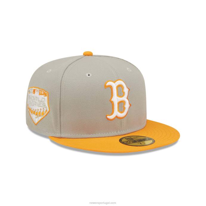 FFTN930 New Era Boné boston red sox orange soda grey 59fifty