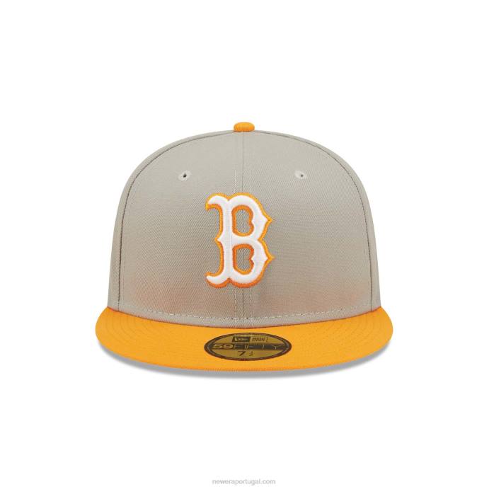 FFTN930 New Era Boné boston red sox orange soda grey 59fifty