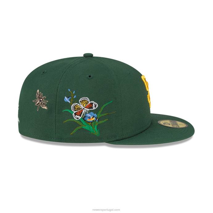 FFTN931 New Era san diego padres feltro x mlb boné verde escuro 59fifty