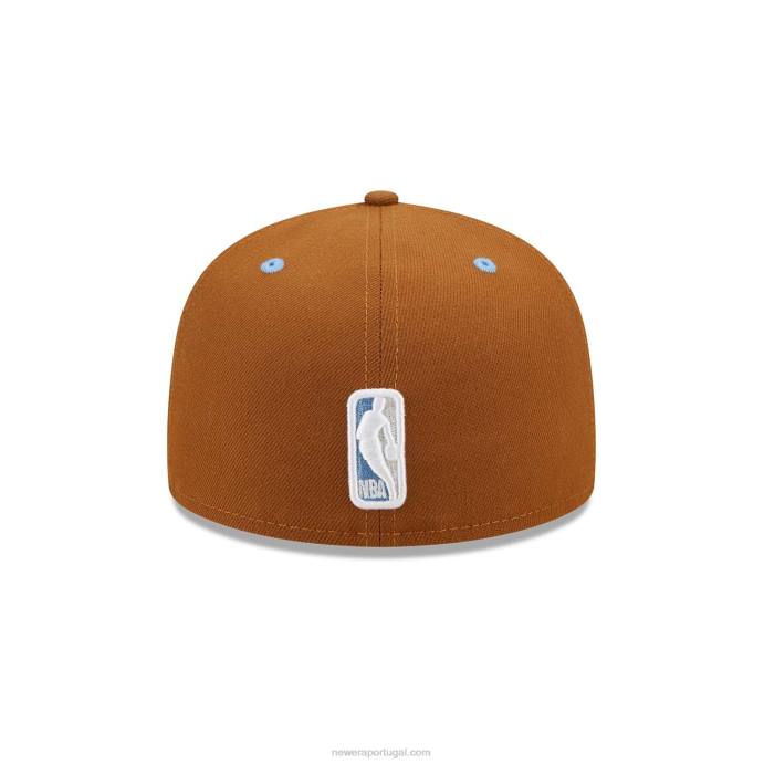 FFTN933 New Era brooklyn nets boné de cacau quente 59fifty