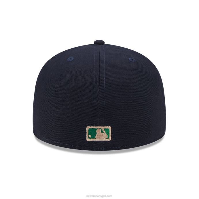 FFTN934 New Era boné detroit tigers state tartan navy 59fifty ajustado