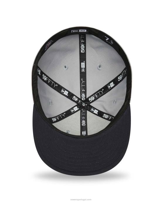 FFTN94 New Era boton red sox world series cinza 59fifty boné justo