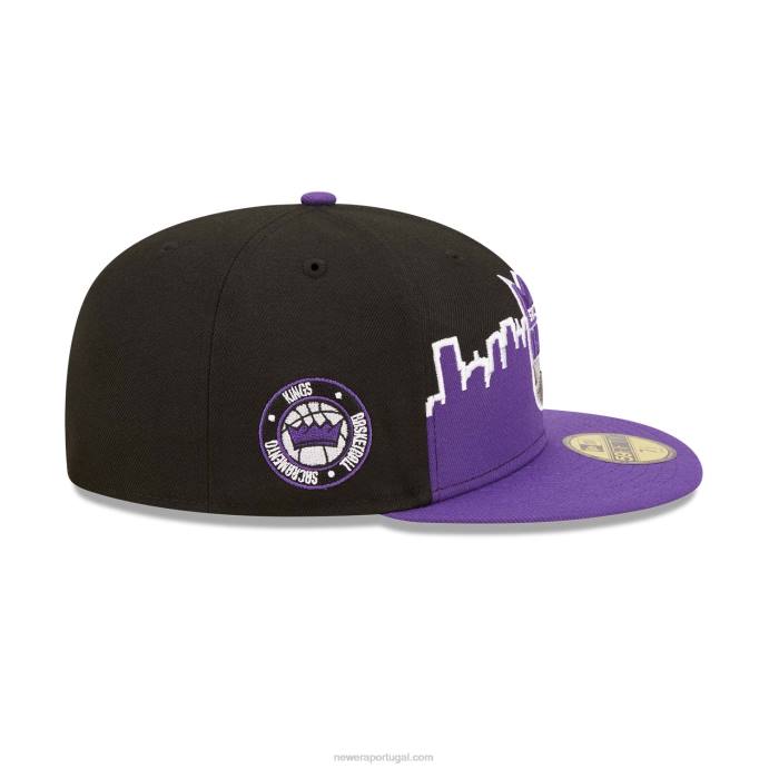 FFTN950 New Era Boné sacramento kings nba tip off 2022 preto 59fifty