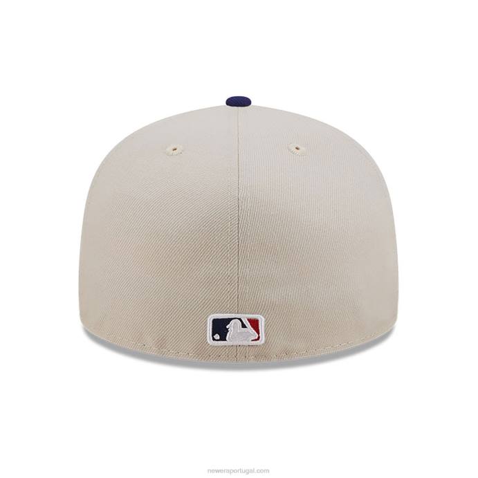 FFTN951 New Era Boné La Dodgers Fall Classic Branco 59 Fifty