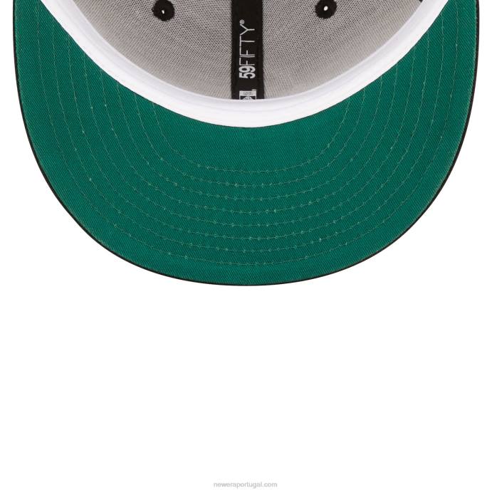 FFTN95 New Era Boné Milwaukee Bucks Roller Black 59Fifty