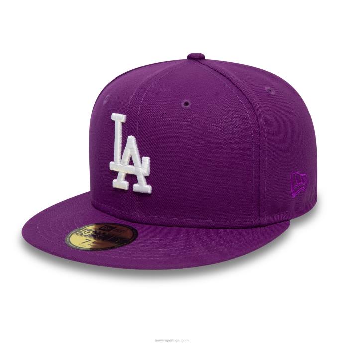 FFTN961 New Era Boné La Dodgers Grape Purple 59Fifty