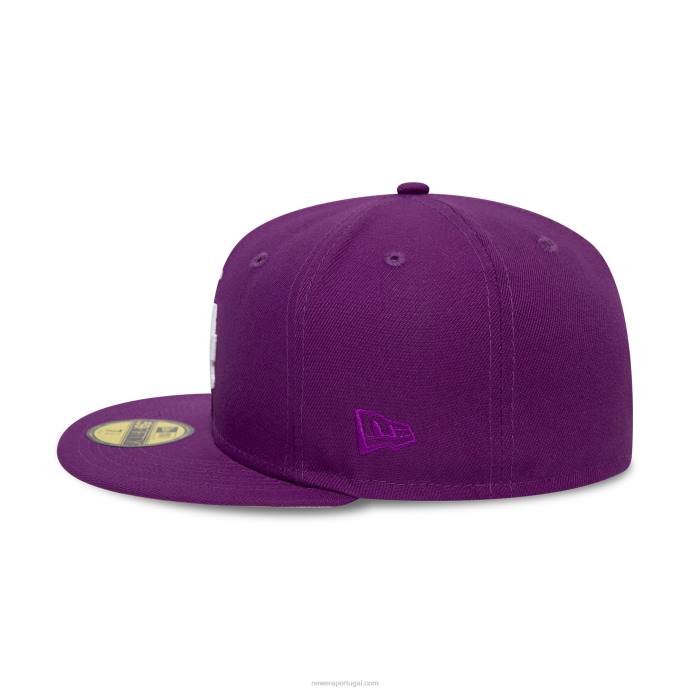 FFTN961 New Era Boné La Dodgers Grape Purple 59Fifty
