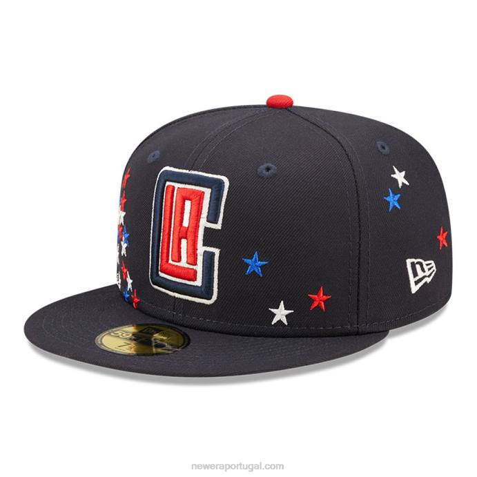 FFTN970 New Era boné la clippers nba americana navy 59fifty