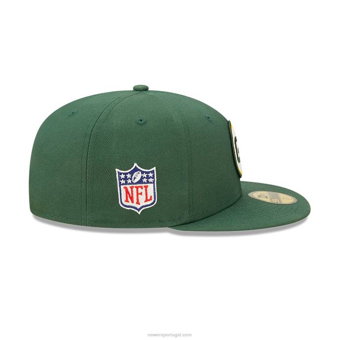 FFTN972 New Era green bay packers nfl sideline 2022 boné verde 59fifty